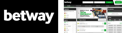 Logo et aperçu du site Betway