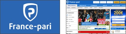 Logo et aperçu du site France Pari
