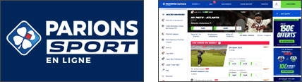 Logo et aperçu du site Parions Sport
