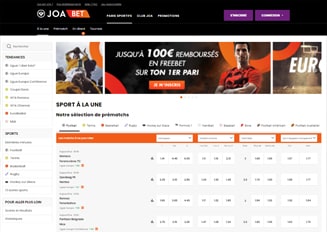 Aperçu du site JOAbet