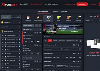 Aperçu du site Circusbet