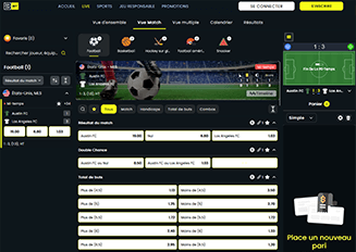 Aperçu du site DAZN Bet