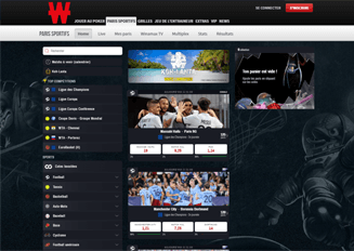 Aperçu du site Winamax